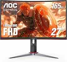その他 AOC G Line 27\" Curved Gaming Monitor C27G2X 27